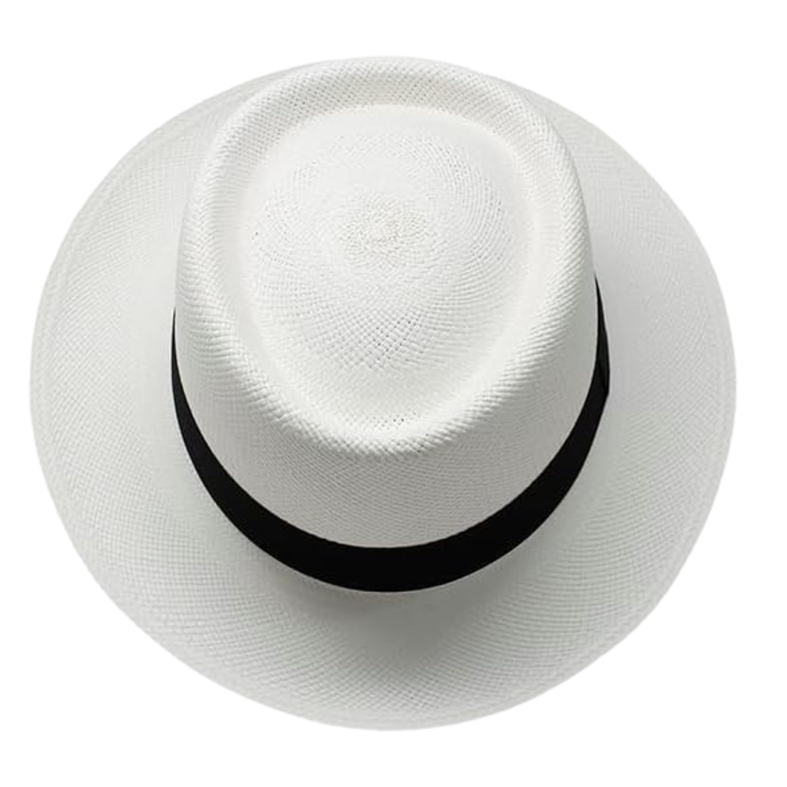 Gamboa Sombrero Panama Hombre y Mujer de Paja Toquilla Original de Ecuador Verano Fedora Playa