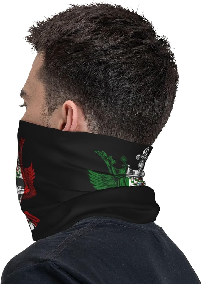 Balaclava tubular multifuncional unisex blanca miniatura 7