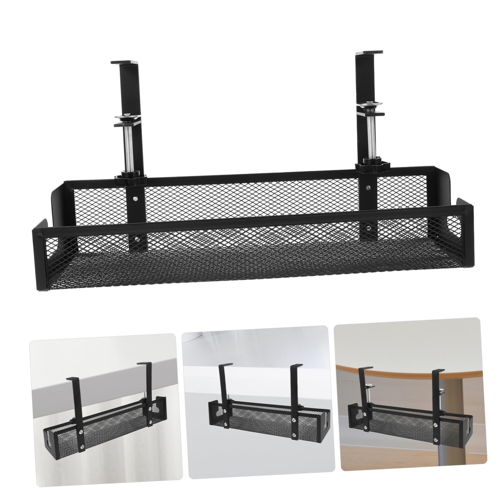 Mipcase Caja Organizadora De Cables para Pc Organizador De Escritorio Sujetacables para Debajo del Escritorio