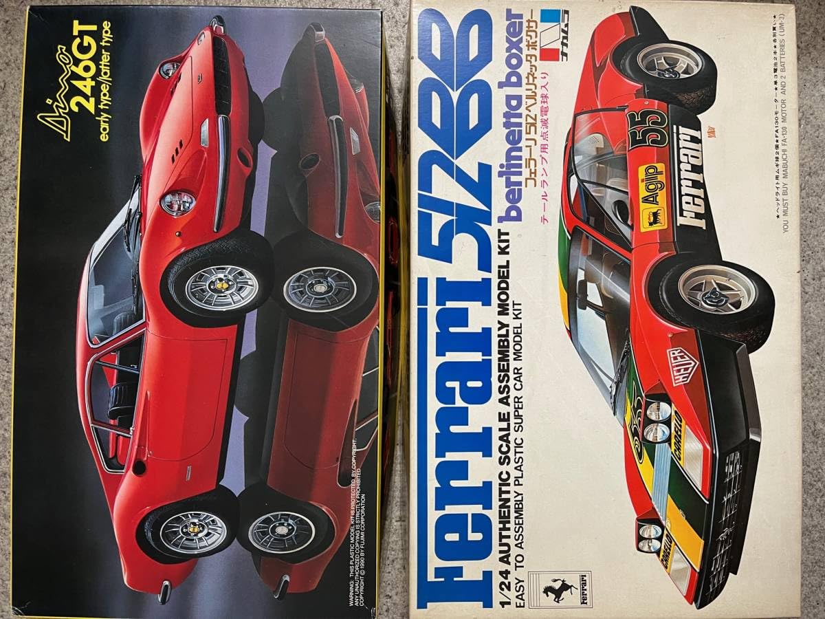 Amazon | フェラーリ 1/24 キット 8台セット タミヤ イタレリ フジミ 