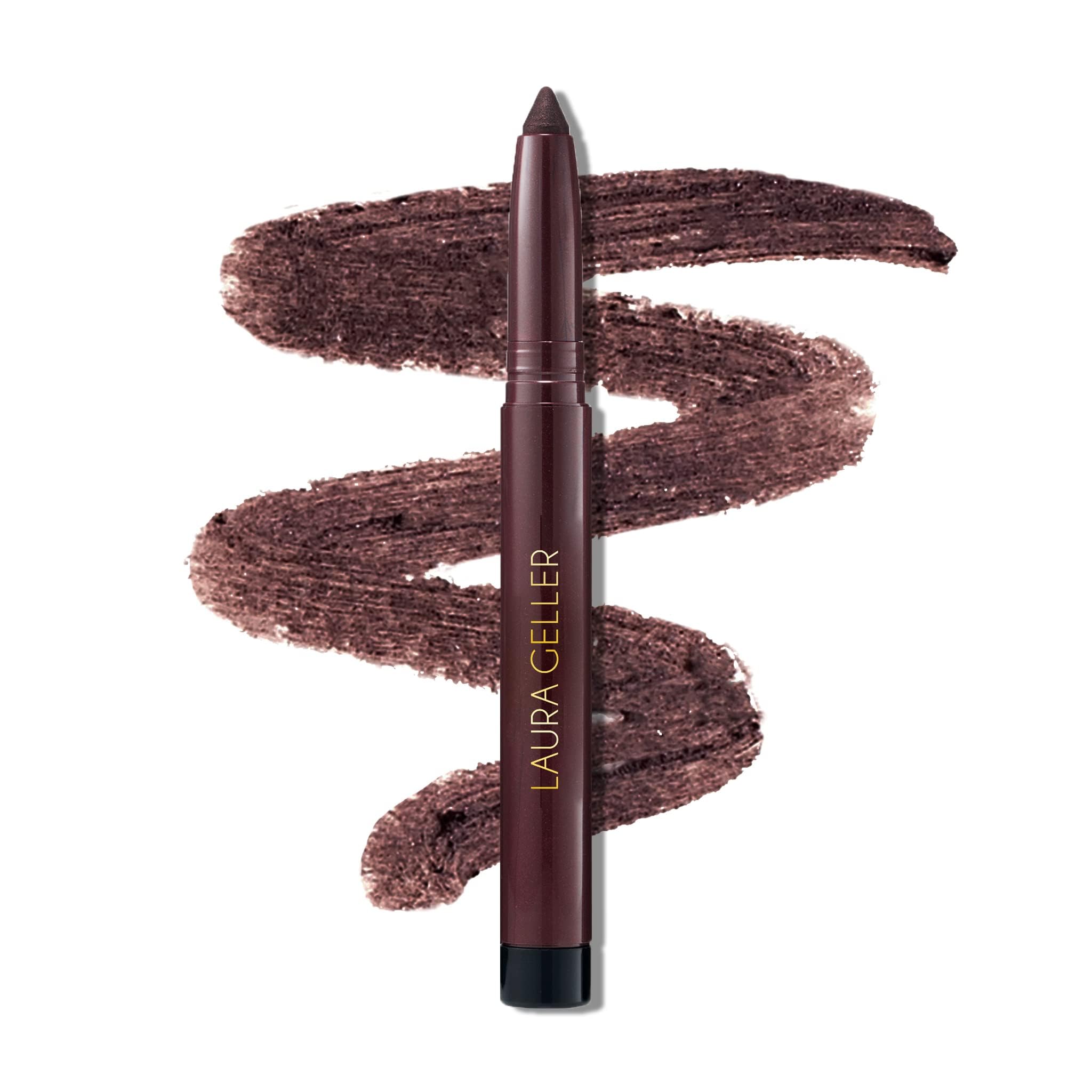LAURA GELLER NEW YORK Longwear Kohl Kajal Eyeliner Pencil (Smoky Amethyst Kohl) Hydrating & Vibrant Eyeliner Pencil With Built in Sharpener For Expert Precision, Glides On Effortlessly
