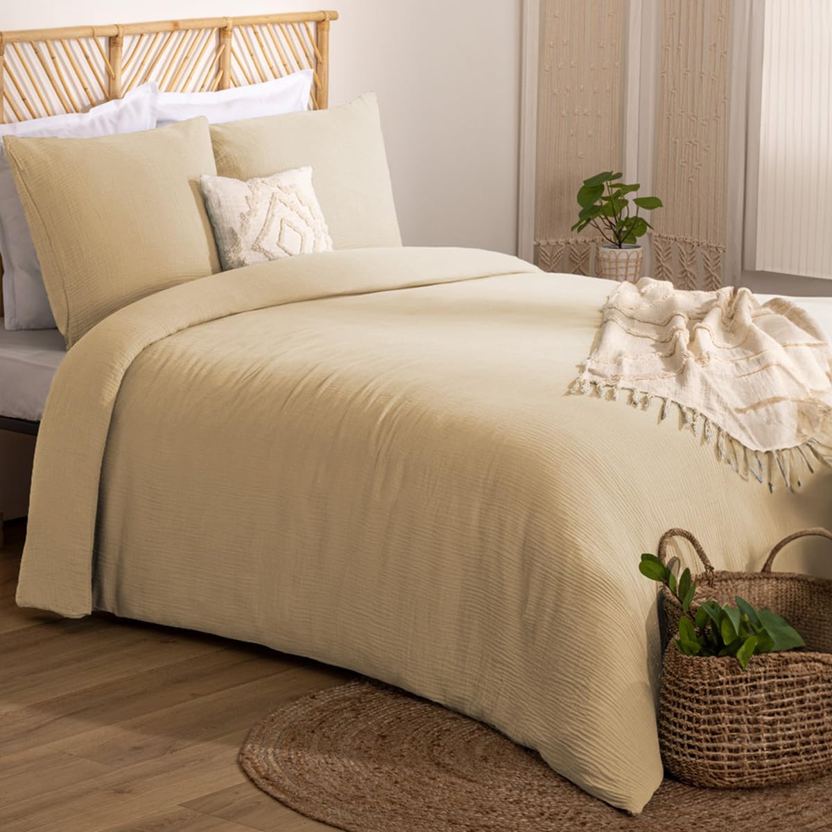 Housse de couette 260x240 cm Flora pour une chambre parentale cocooning