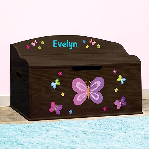 Miniatura 9 de Caja de juguetes personalizada Dibsies Creative Wonders (mariposas y flores, rosa)