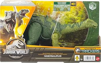 Mattel Jurassic World HLP20 Action Figure, Horu! Nigersaurus