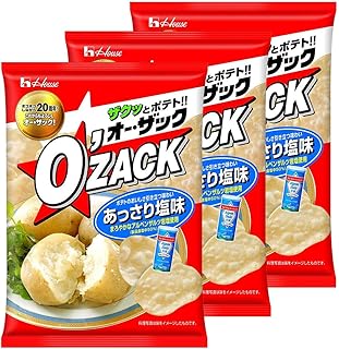Amazon ハウス食品 オーザックあっさり塩 68g 3個 スナック菓子 通販