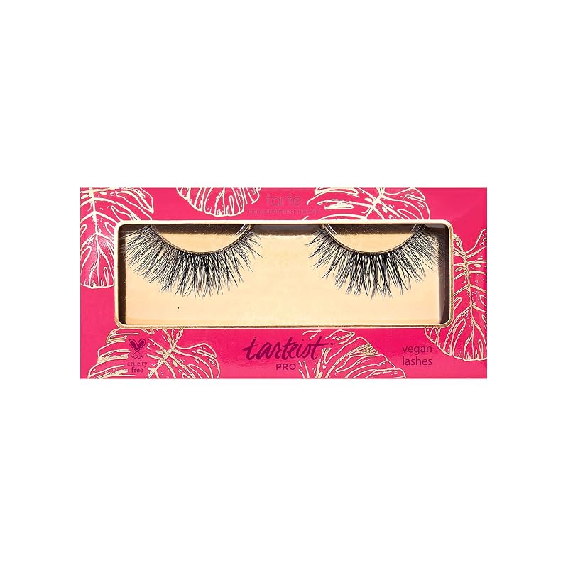 Cílios postiços tarte tarteist PRO 3D Flutter, com faixa flexível transparente, veganos e cruelty-free