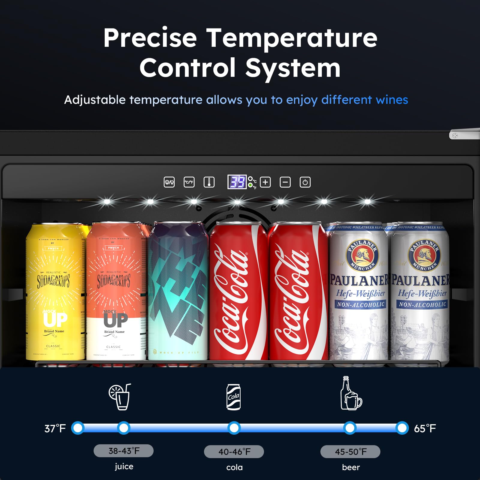 Mojgar 24 Inch Outdoor Beverage Fridge, Weather Proof Stainless Steel Beverage Cooler Under Counter Beer Fridge, Indoor/Outdoor Beverage Refrigerator for 190 Cans, Built-in/Freestanding (Foam Door) on Fridge.com