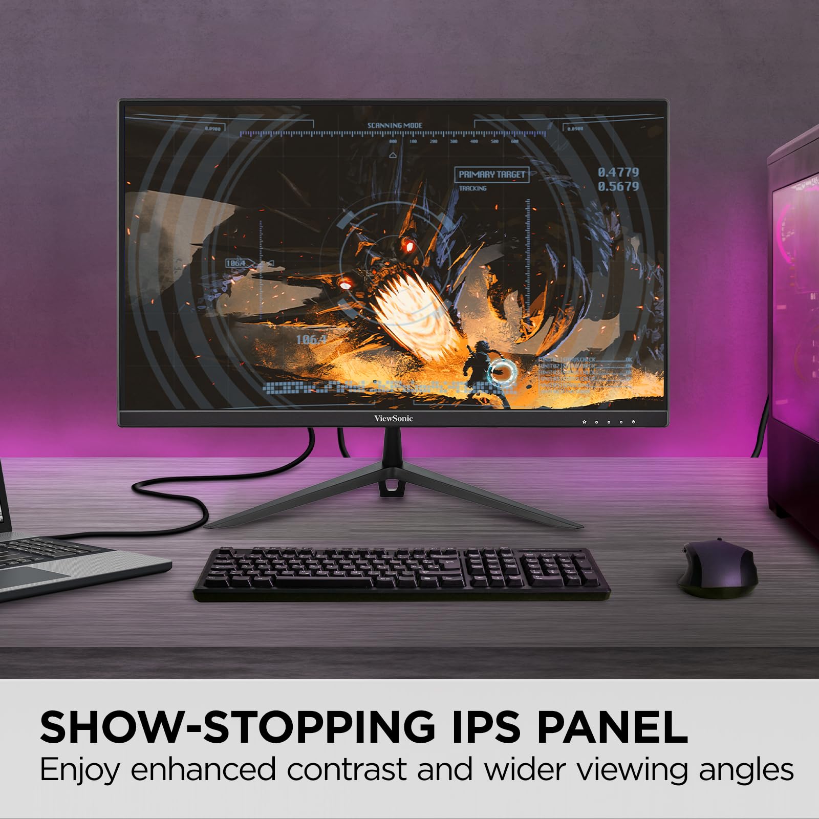 Amazon.com: ViewSonic VX2428A 24 Inch 1080p Gaming Monitor, IPS