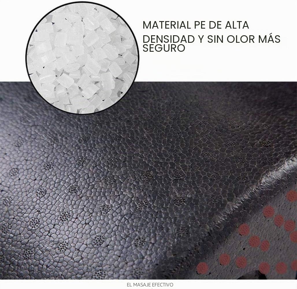 Barril corrector de columna vertebral de espuma de arco de pilates para cifosis, mesa de cama de masaje de yoga, manual de cuerpo equilibrado para ajuste científico de la columna vertebral