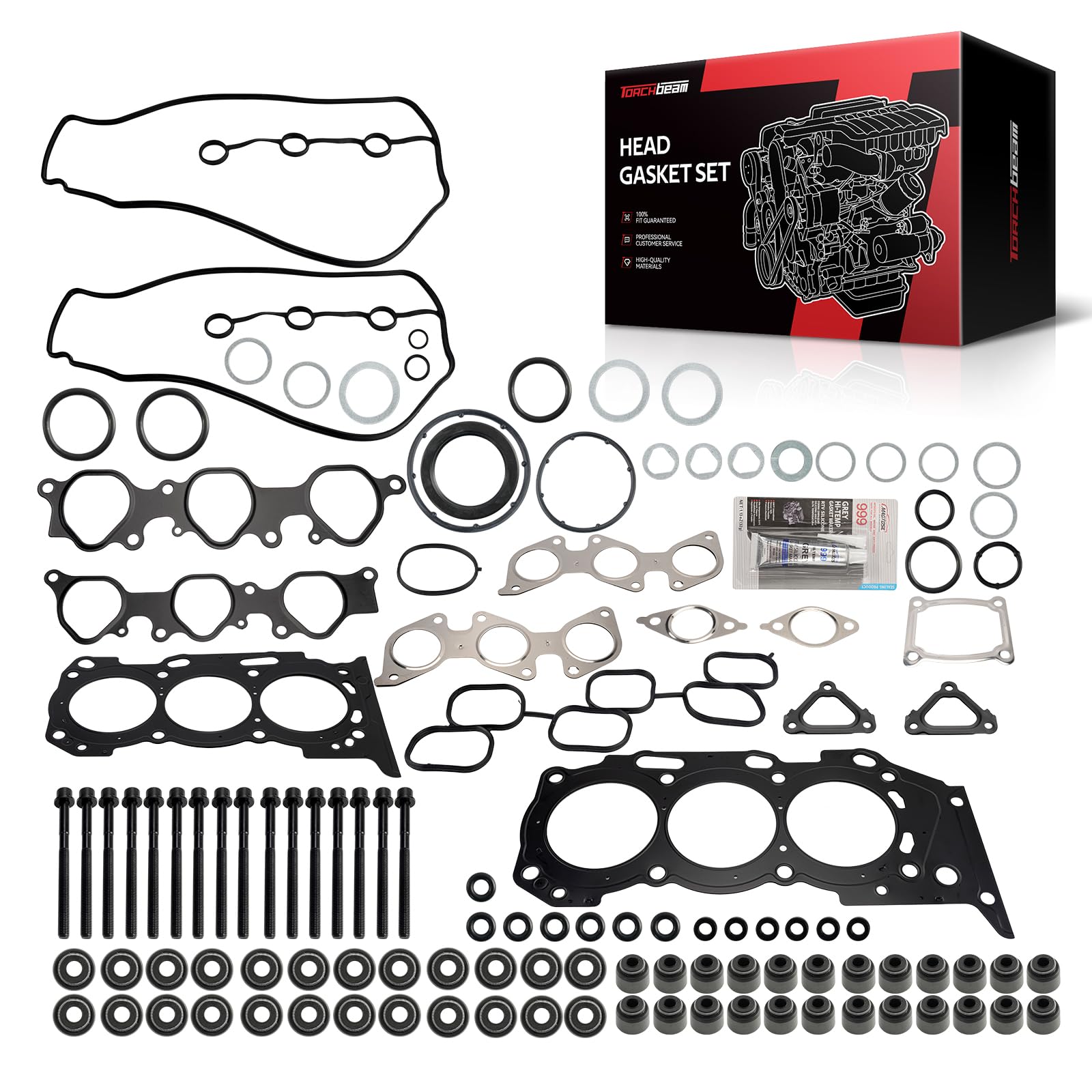 Torchbeam HS26290PT Head Gasket Set Fit for Toyota Tacoma2005-2006 4.0L