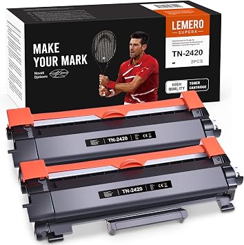 2 LEMERO SUPERX Toner |con Chip| Compatible para Brother TN-2420 TN2420  TN-2410 para HL-L2310D HL-L2350DN HL-L2370DN HL-L2375DW MFC-L2710DN  MFC-L2710DW MFC-L2730DW MFC-L2750DW DCP-L2510D DCP-L2530DW : Amazon.es:  Informática