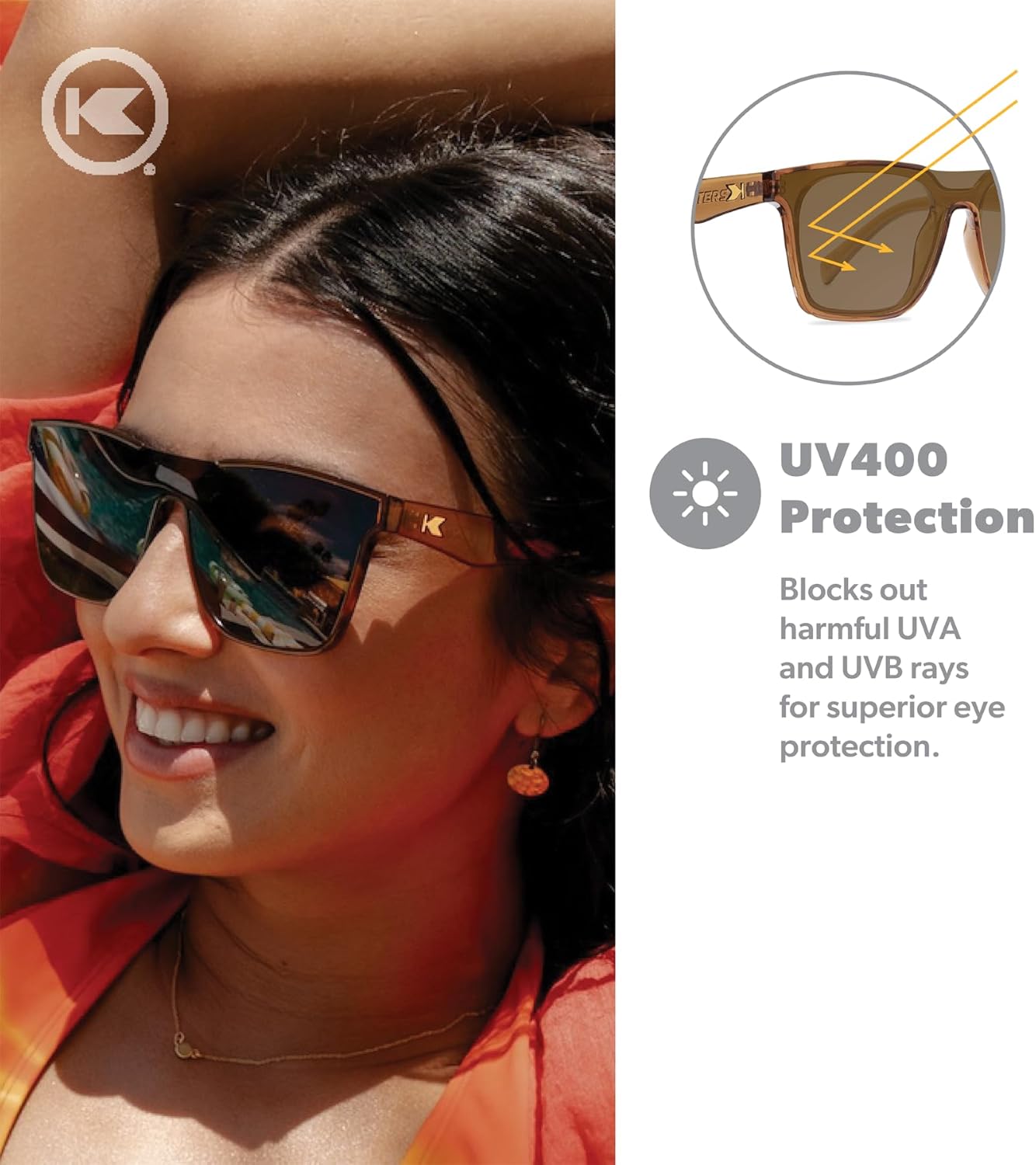 Knockaround Afters Polarized Sunglasses for Men & Women - UV400 Protection