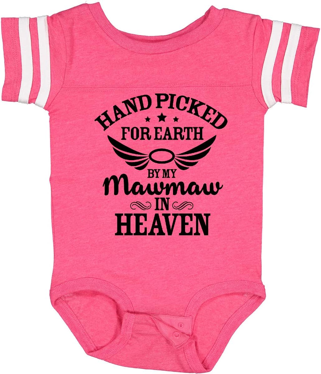 inktastic Handpicked for Earth By My Mawmaw in Heaven with Angel Baby Bodysuit
