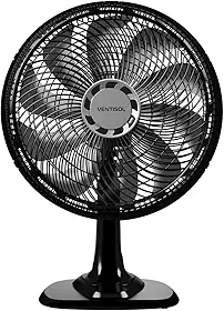 Ventilador de Mesa Ventisol Oscilante Turbo Grade De Plástico 10p 50cm 150w 220v Preto - 17599