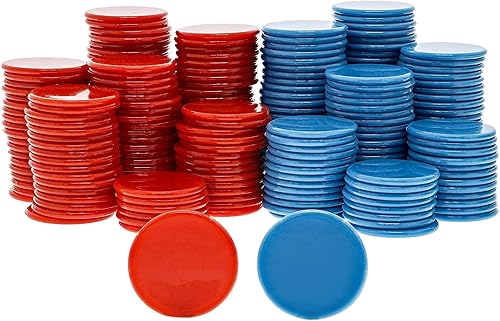 Miniatura 3 de Juvale Plastic Counting Chips for Math, Bingo, Poker (2 Colors, 1 in)