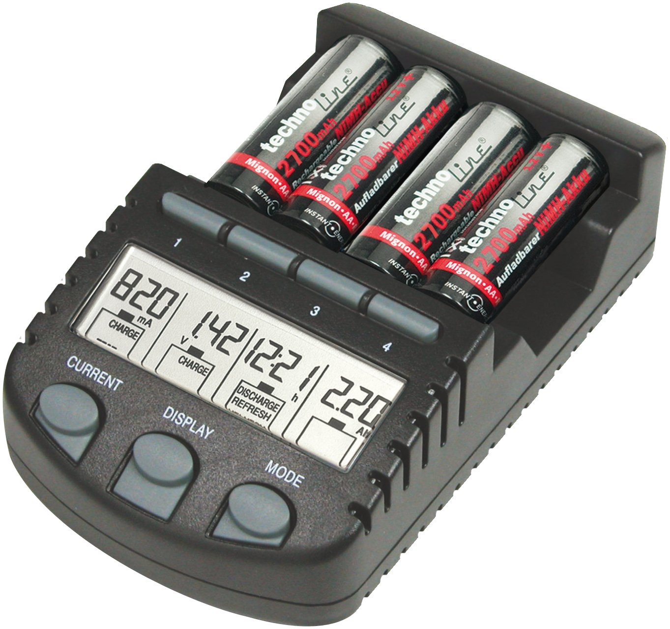 La crosse Technology BC700 Chargeur de batterie - Noir