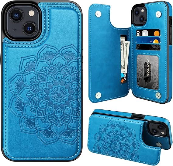 Apple IPhone 14 Plus Blue Full Body Protection Case