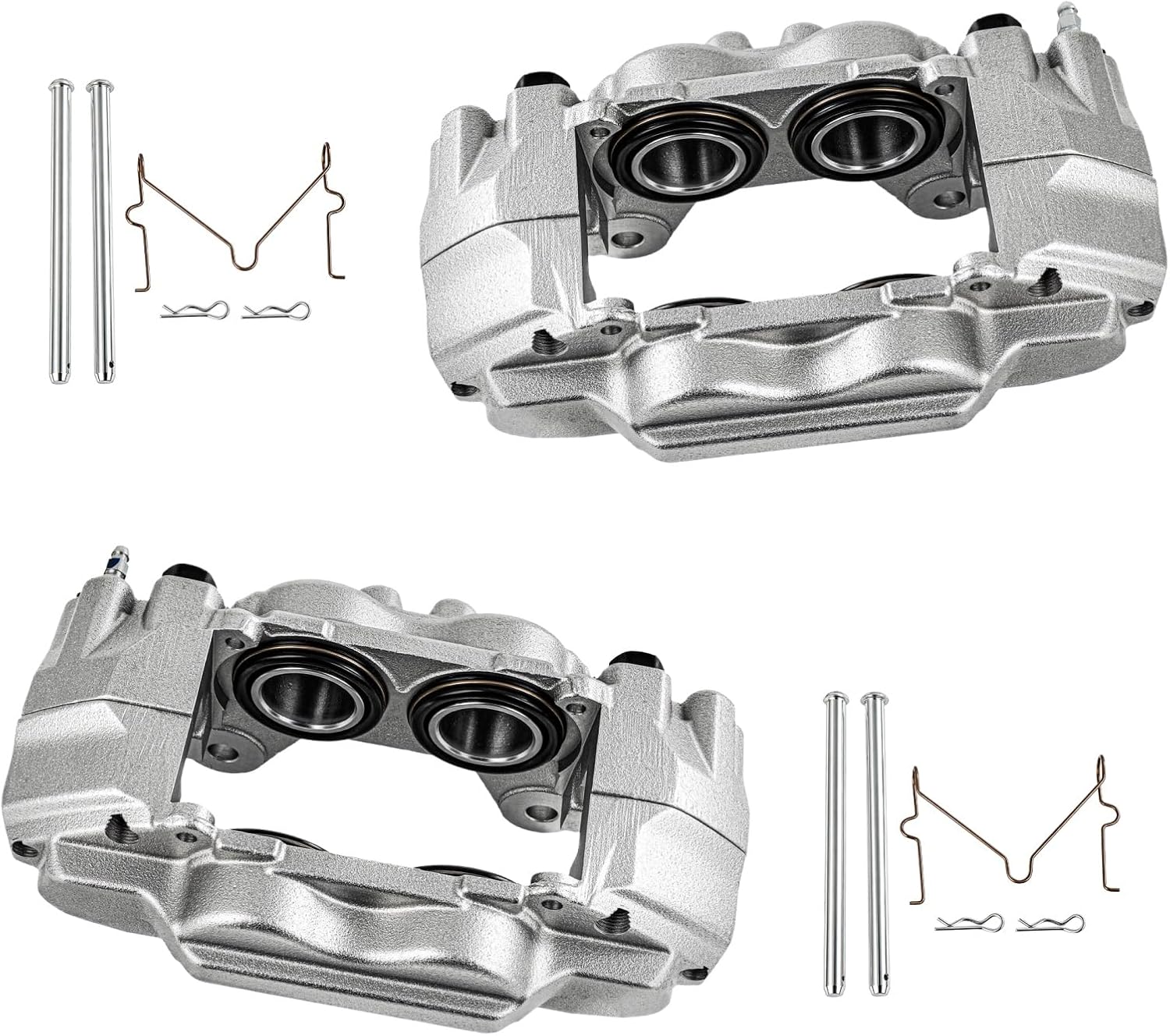 cciyu Front Left & Right Brake Calipers Assembly 192767 192766 2003 2004 2005 2006 2007 2008 2009 For Lexus For GX470,2003 2004 2005 2006 2007 2008 2009 For Toyota For 4Runner