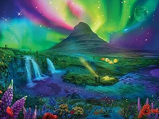 Buffalo Games - Enchanted Aurora - 1500 Piece Jigsaw Puzzle for Adults Challenging Puzzle Perfect for Game Nights - 1500 Piece Finished Size is 31.50 x 23.50