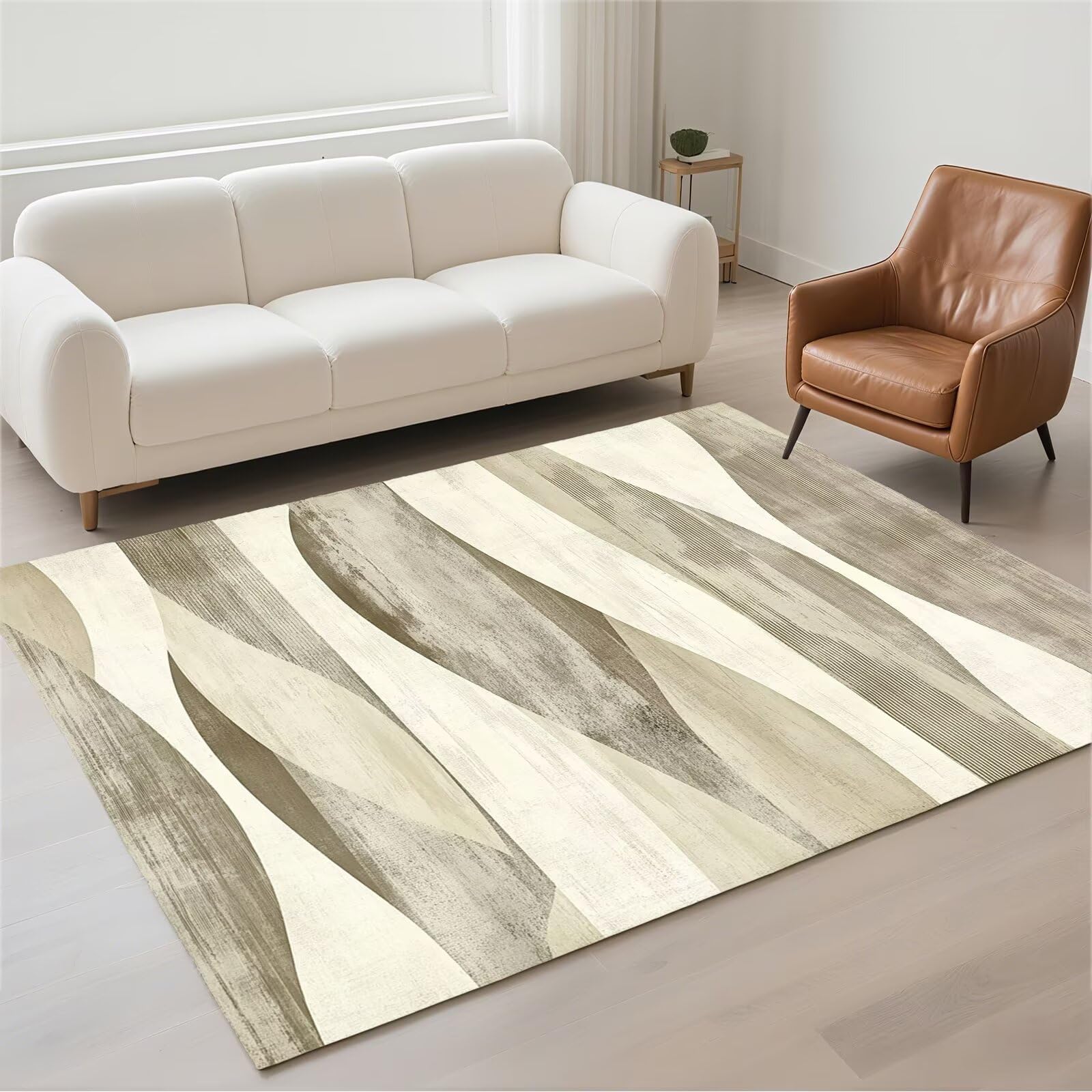 Tapis de couloir moderne 50x80cm lavable pour une entrée accueillante