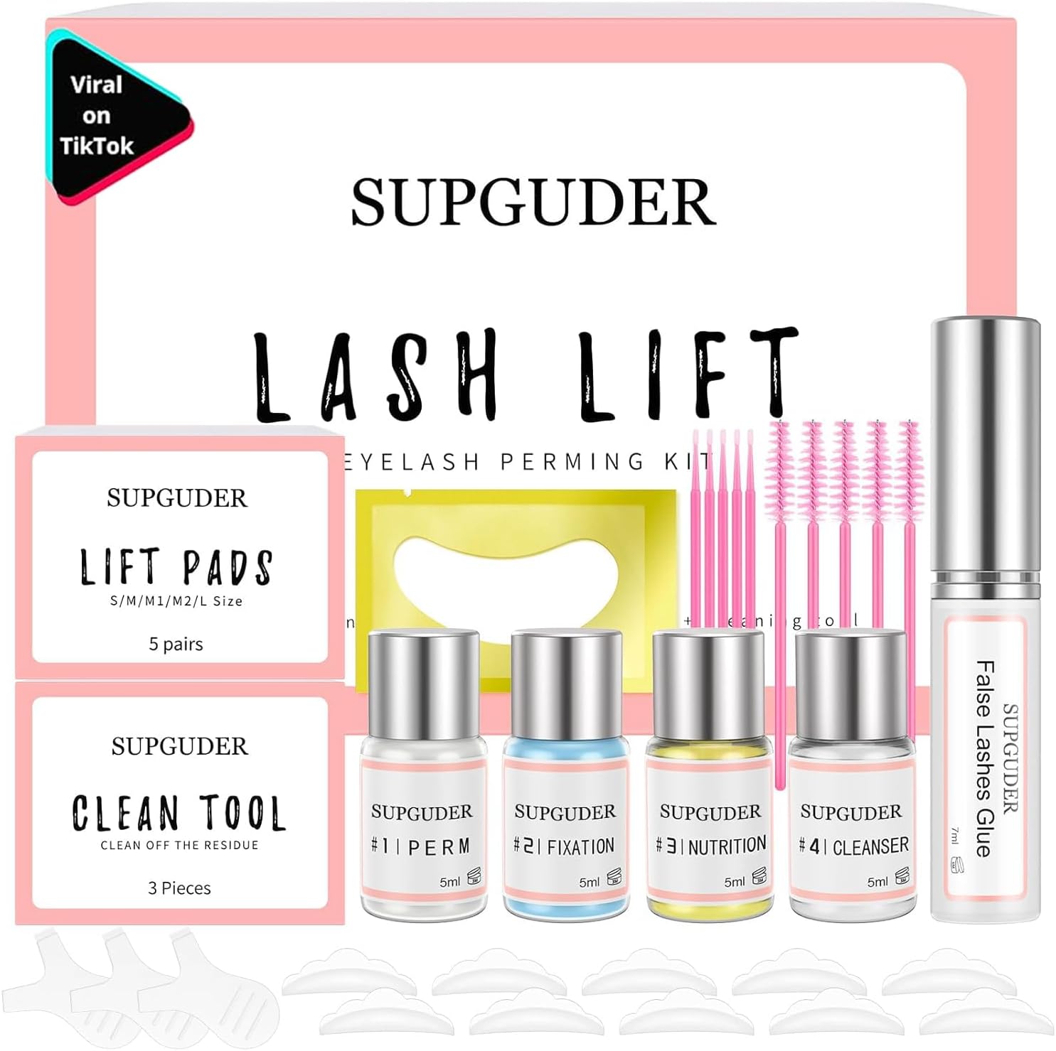 2026 Lash Lift kit Eyelash perm kit,SUPGUDER Professional Ey...