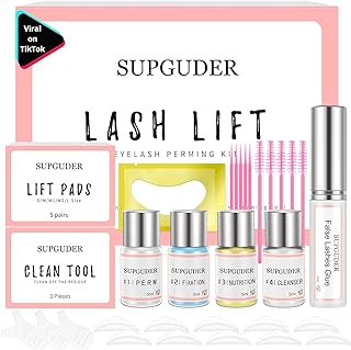 SUPGUDER - Kit de levantamiento de pestañas 2...