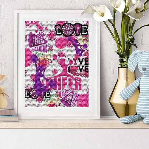 Miniatura 2 de UPABLUNSO Kits de pintura de diamantes, kits de arte de diamantes 5D de animadoras, cuentas redondas de taladro completo para niñas y niños,