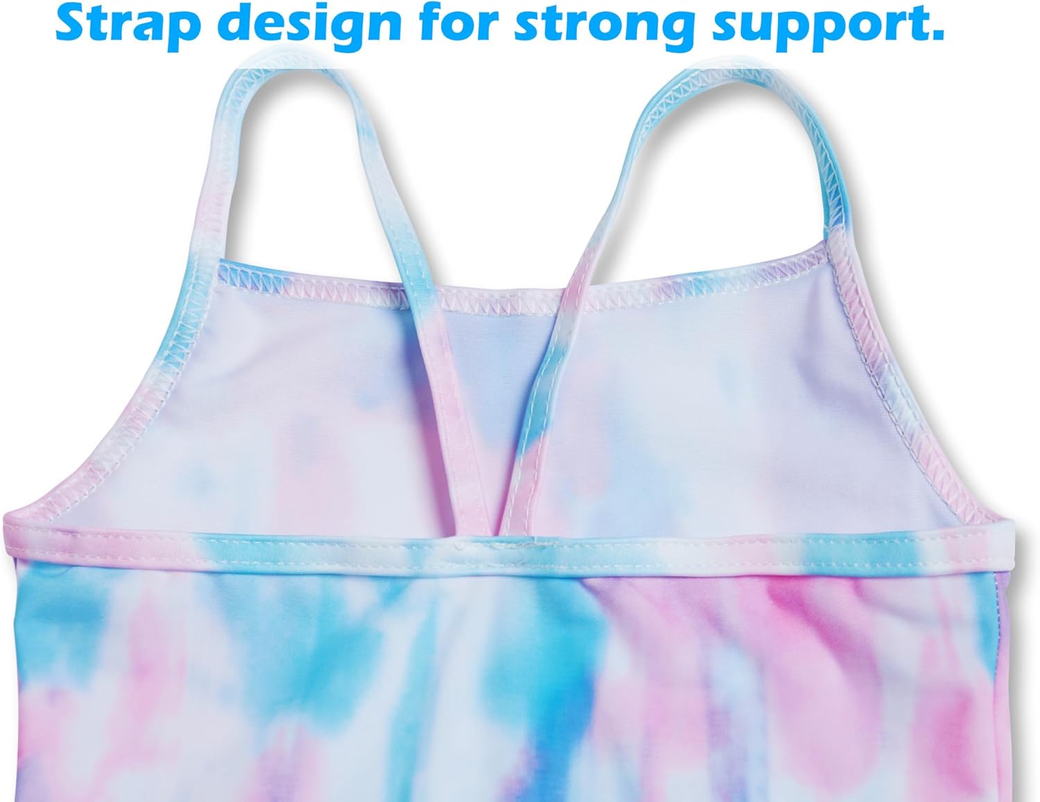 Snowheart Girls Swimsuit One-Piece Bathing Suits Multicolor Kids Sport Summer Beach Swimwear for 2-12 Years Old Colorful Scrawl 7-8 Years image 4 of 6 B0CP5TZTNT