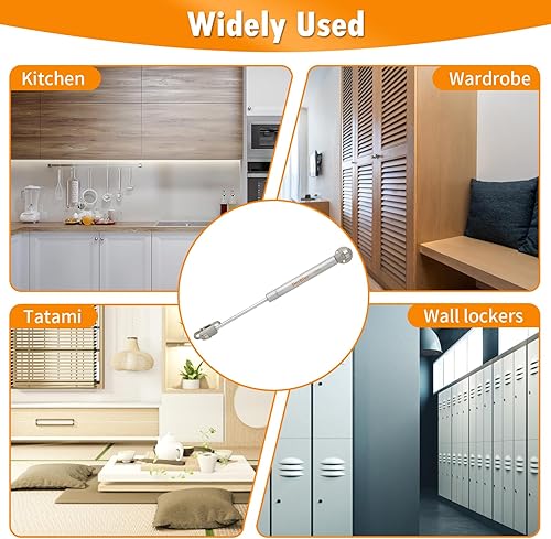 Miniatura 7 de Soporte para puerta de armario de DerBlue, 4 unidades, 100N22.5 libras