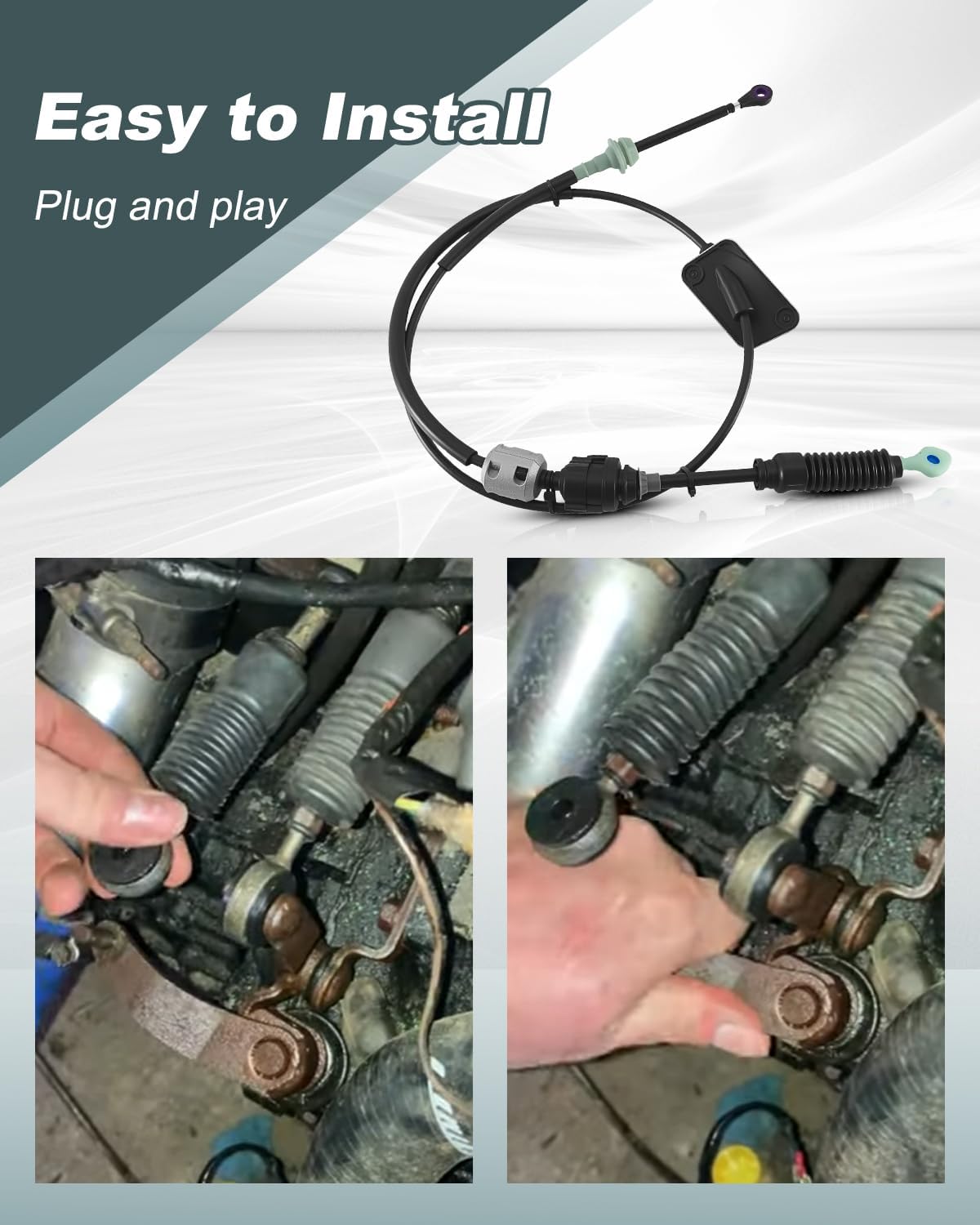 Automatic Transmission Shift Control Cable Fit for Nissan Armada Titan 2004-2015 Replace 34935ZQ60A 34935-ZQ60A