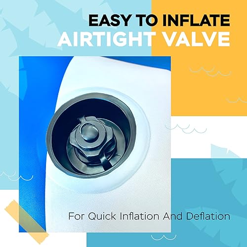 Miniatura 7 de Sunlite Sports - Tubo inflable de alta resistencia para río, flotador de agua de alta calidad para descansar sobre el lago y el río, balsa acuática