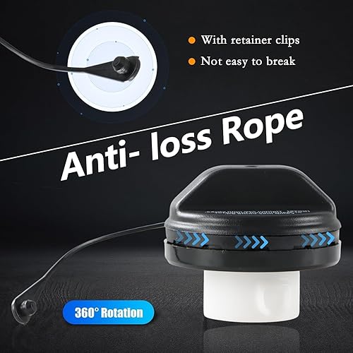 Miniatura 3 de Reemplazo de la tapa de gasolina del tanque de combustible compatible con Lexus ES300 ES330 GS350 GS430 GX470 RX330Toyota Avalon 4Runner Camry