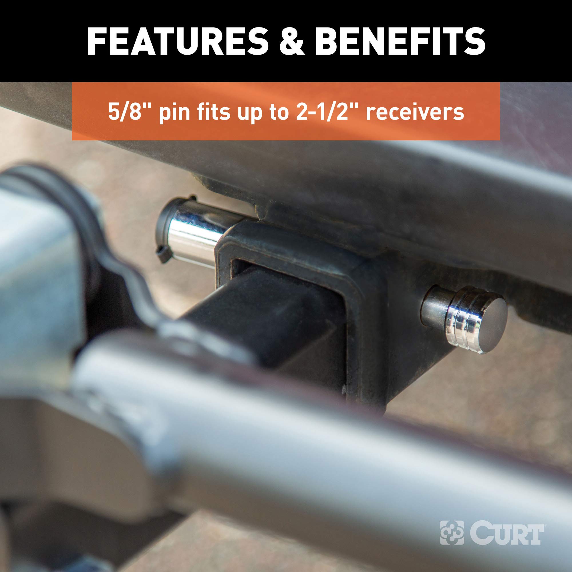 Amazon.co.jp: CURT 70005 Rambler RV 牽引バーロックセット 3個パック