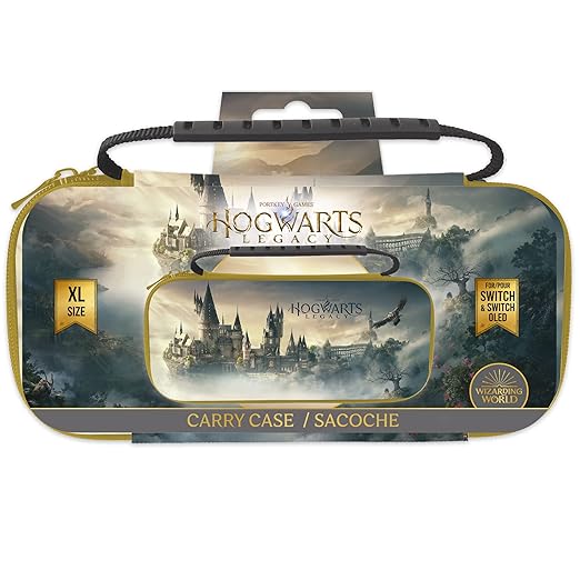 Hogwarts Legacy está gratis en la tienda Epic Games 9 71XPMLZ0RML. SX522 Freaks and Geeks Harry Potter Hogwarts Legacy Logo Protective Case Transport Bag, multicoloured, Hard case