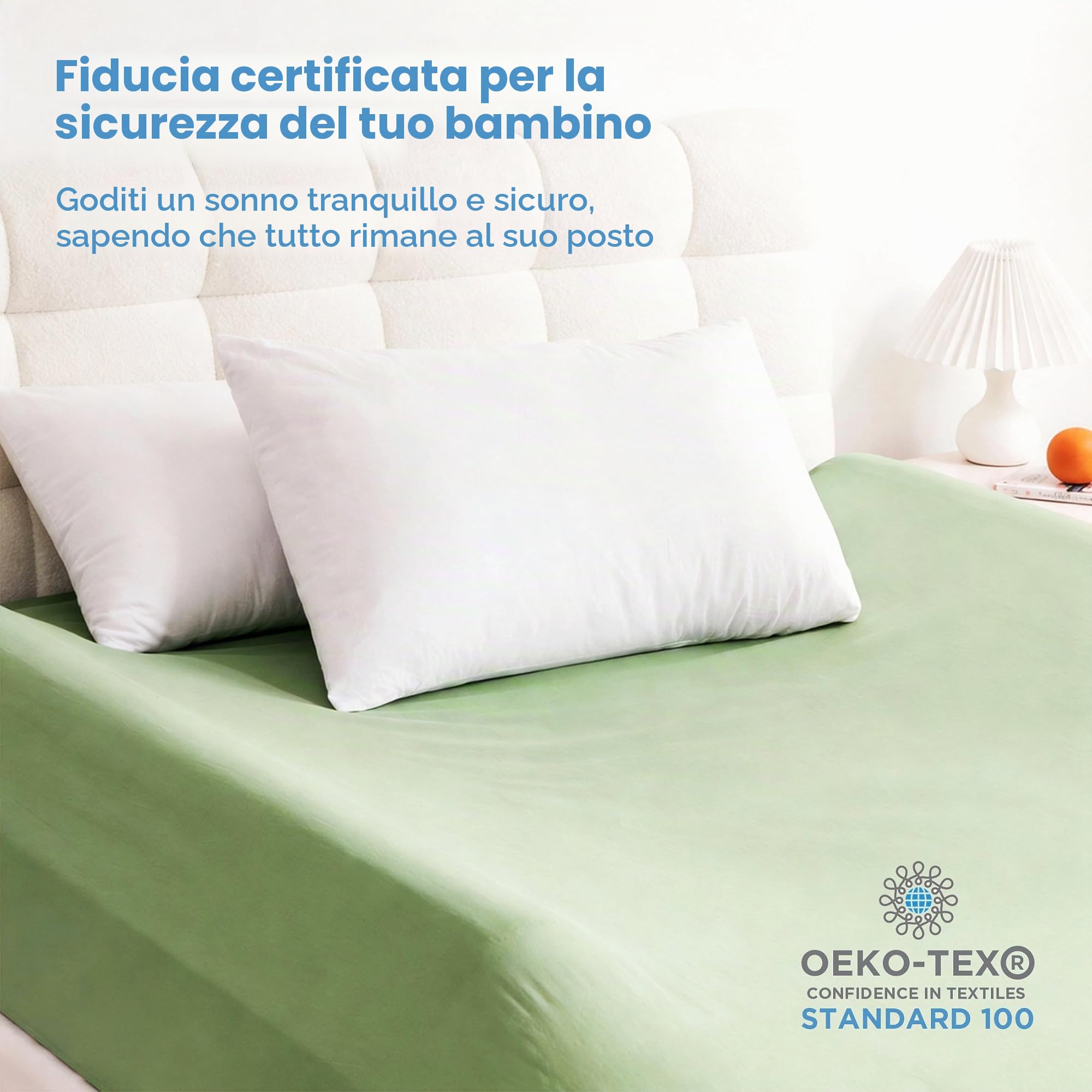 YIHATA Paracolpi Lettino, Portatile Sponda Letto Bambini, Paracolpi Di Sicurezza Per Anziani Con Rivestimento Resistente All'Acqua, Antiscivolo E Lavabile in Lavatrice,Adatto A Tutti I Letti - 2 Pezzi