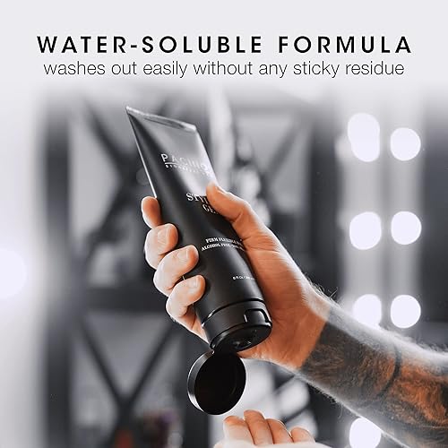 Miniatura 4 de Pacinos Gel de peinado – Brillo medio que mantiene todo el día, acondiciona e hidrata el cabello mientras añade volumen y textura, sin escamas ni