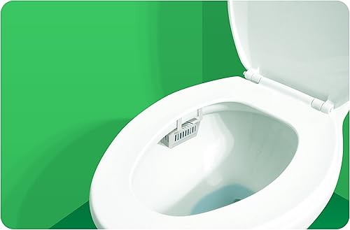 Miniatura 4 de Big D Industries - Bloque de inodoro no apto para inodoro, dura 30 días, aroma de hoja perenne, blanco, 12caja