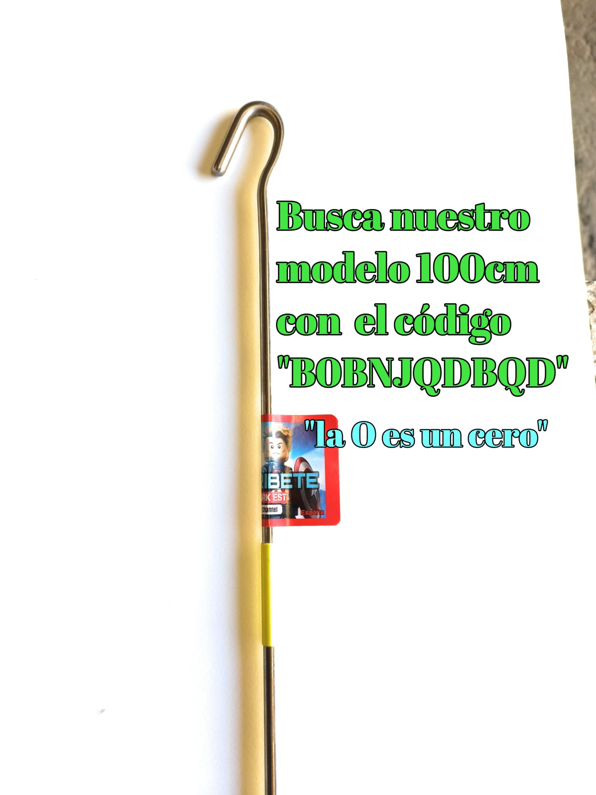 Manivela eje para toldos CARDAXX en acero inoxidable NOVEDAD LARGO 145cm accionada con taladro (no incl) Novedad EXCLUSIVA ARTESANAL