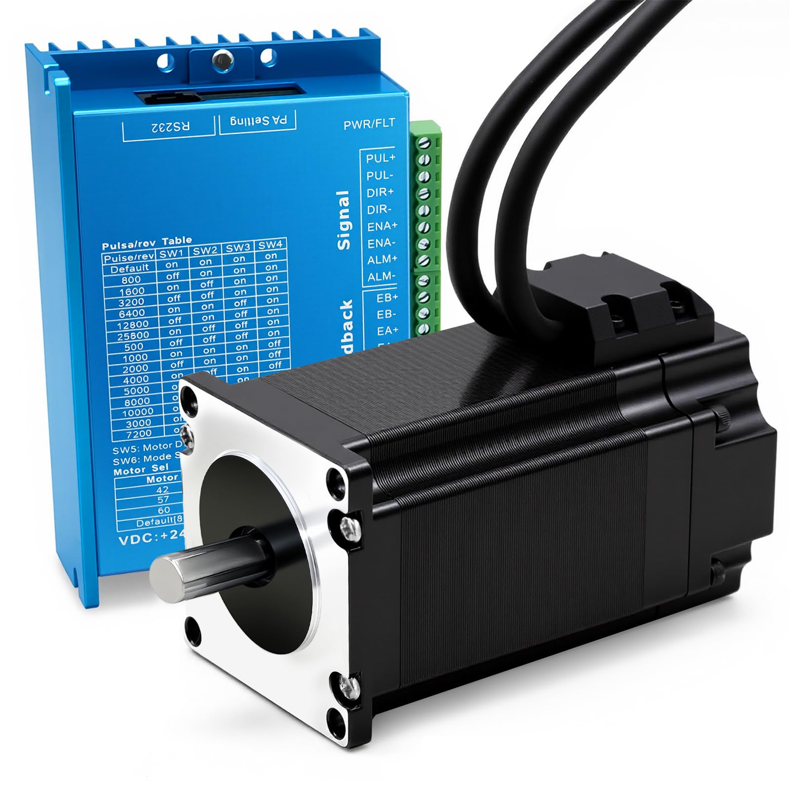 Nema23 Schrittmotor Treiber Kit mit geschlossenem Regelkreis 3Nm 1 Achse