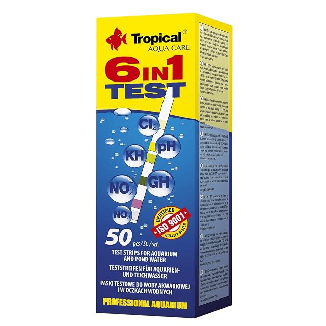 Tropical 6 en 1 Prueba 50 Tiras de Prueba, 1er Pack (1 x 12 g)
