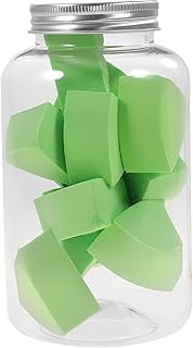 12 esponjas de maquillaje en forma de abanico...