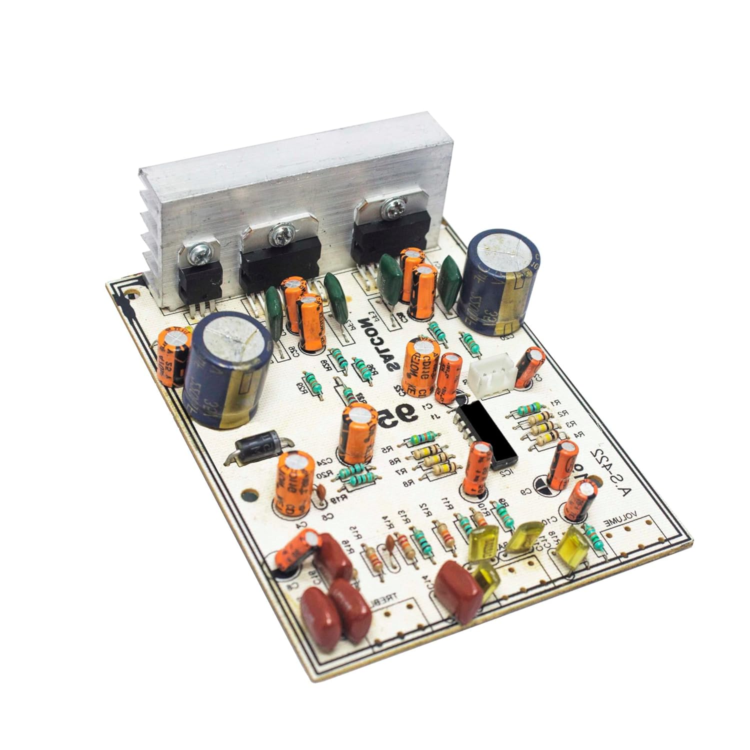 Salcon 7297 Double IC Amplifier Board with BT Kit Amazon.in Electronics