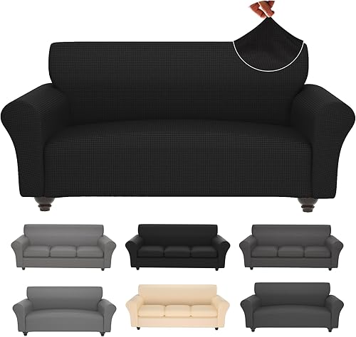 Miniatura 30 de Fundas elásticas para sofá, Fundas de sofá con estampado floral, 2 piezas de funda para sillón con funda de sección separada, Funda lavable para