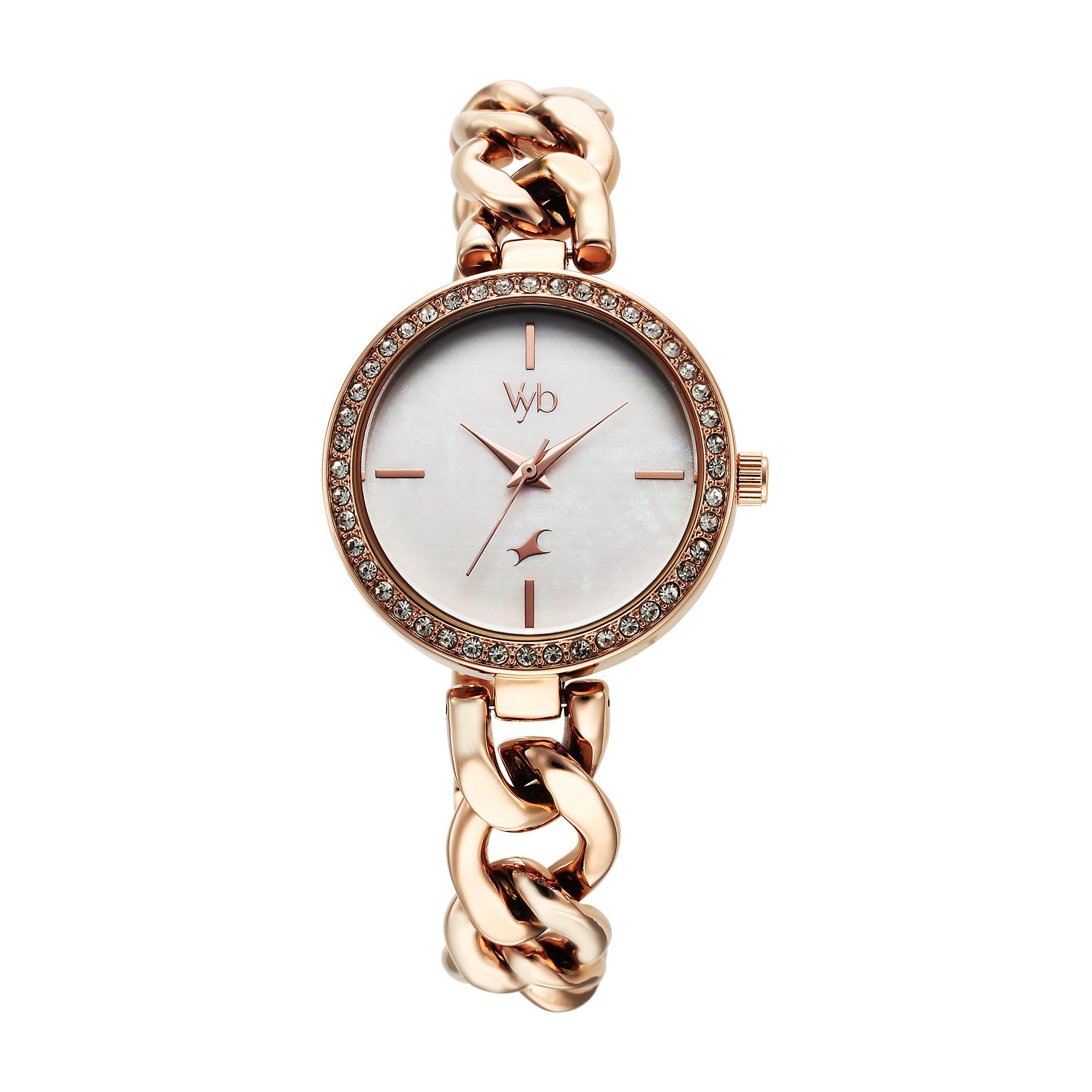 Fastrack Analog Rose Gold Dial Women's Watch-FV60026WM01W-image-16