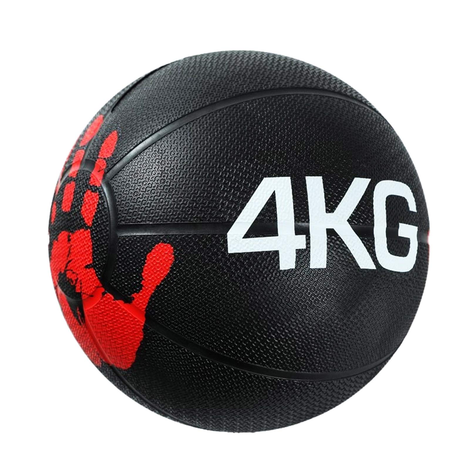 Palla mediche HUA Palla di Medicina di Gomma Elastica, Home Palestra Uomo E Donne Allenamento Balls Palle, 1kg, 2kg, 3kg, 4kg, 5kg, 6kg, 7kg, 8kg, 10kg (Size : 4kg)