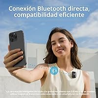 Vista 3 de DJI Mic 2 Transmisor (Negro Sombra), Micrófono Inalámbrico con Cancelación Inteligente de Ruido, 14 Horas de Grabación Interna, 6 Horas de Batería