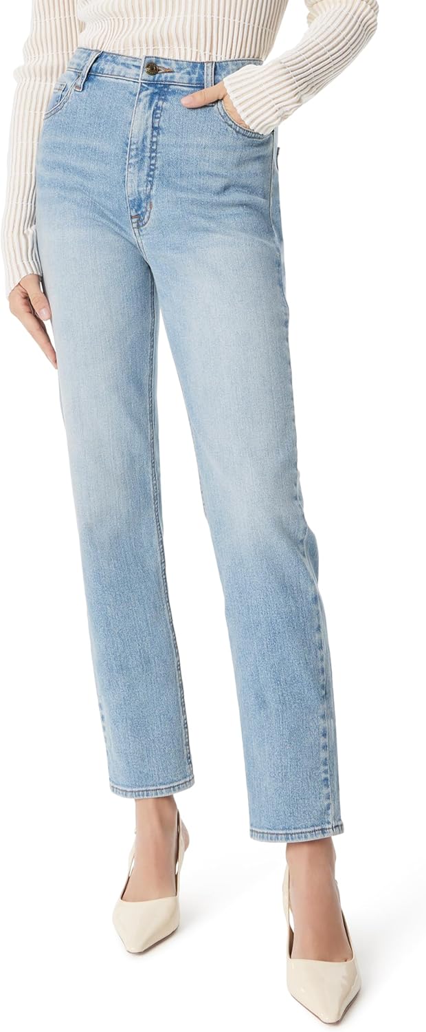 Sam Edelman Sportswear Womens Stovepipe High Rise Jean with Classic 5 Pockets Standard