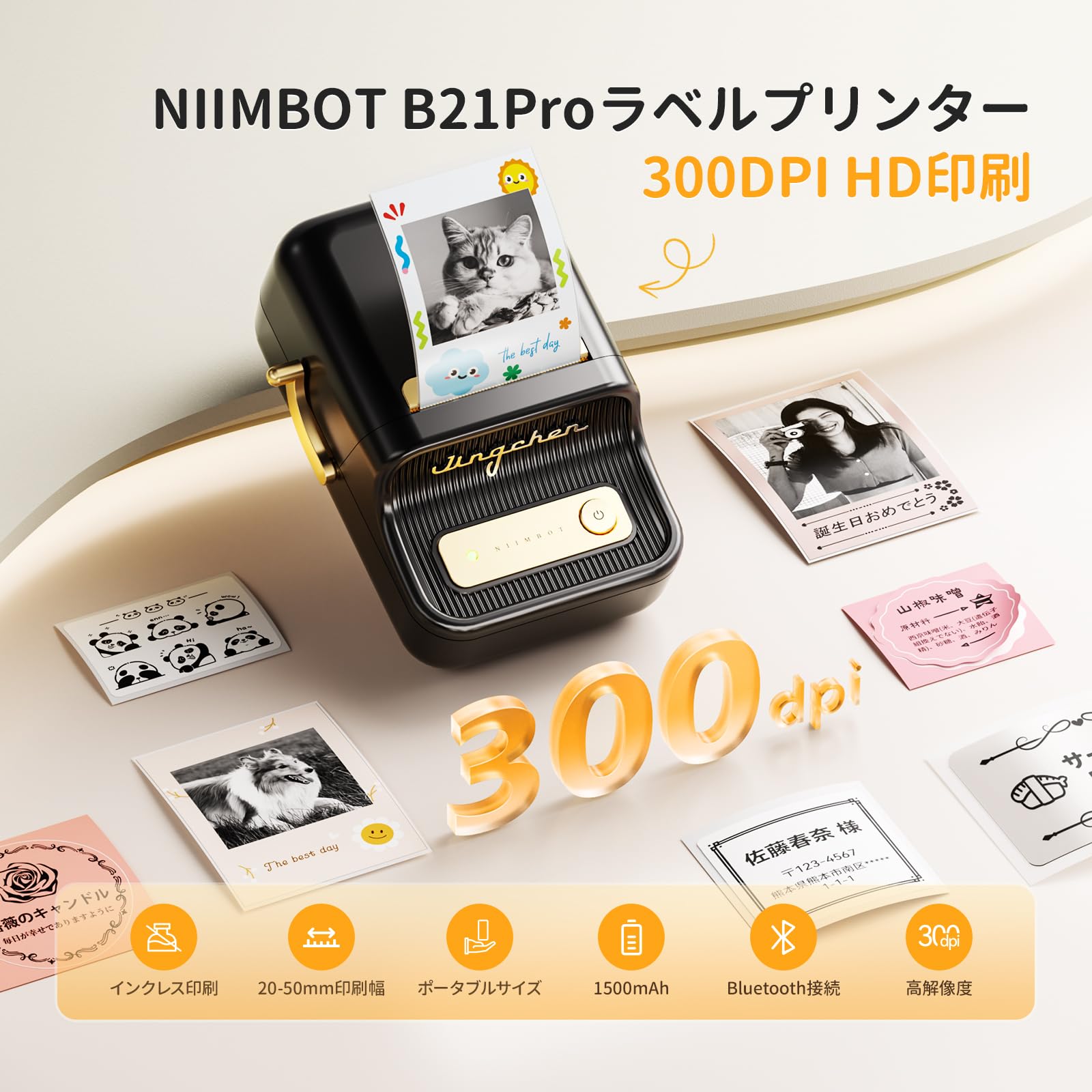 ANIIMBOT B21Pro サーマルプリンター スマホ対応 ラベルライター Amazon.co.jp: NIIMBOT B21Pro サーマルプリンター スマホ対応 ラベル