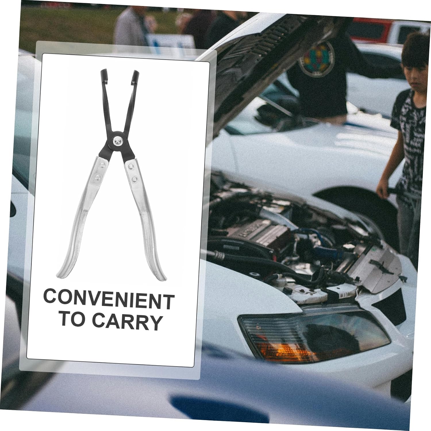 Luxshiny Valve Spring Pliers Small Engine Valve Spring Pliers Tools Efficient for DIY Enthusiasts