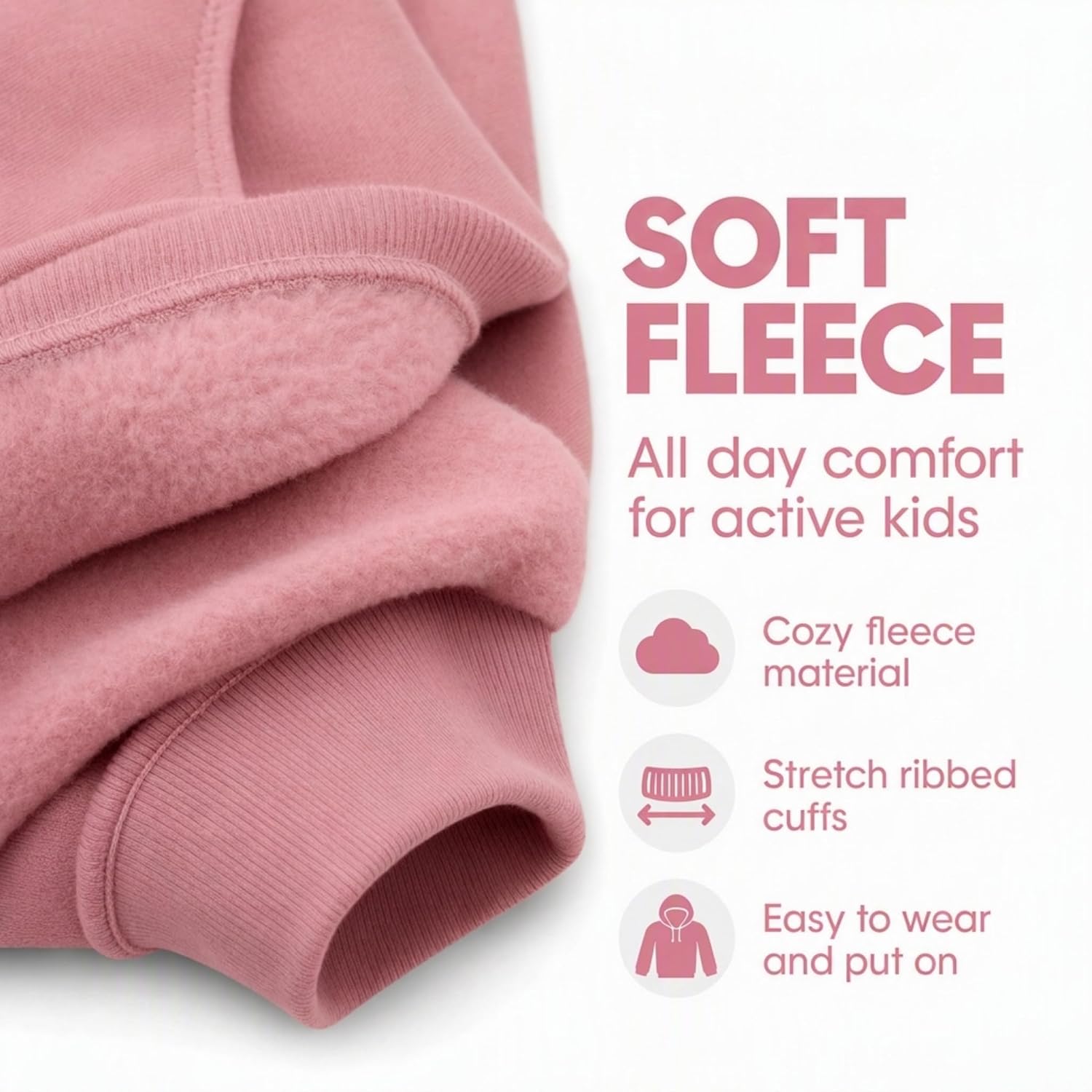 New Balance Small Girls 2-Piece Hoodie & Jogger Sweatsuit Set